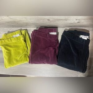 VTG Reed Hunter Corduroy Velvet Leggings Lot of 3 Women’s Small Stretch Pants